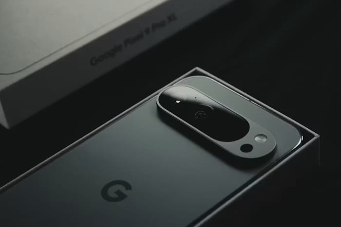 Google Pixel 11 Pro smartphone highlighting clean Android user interface and AI capabilities